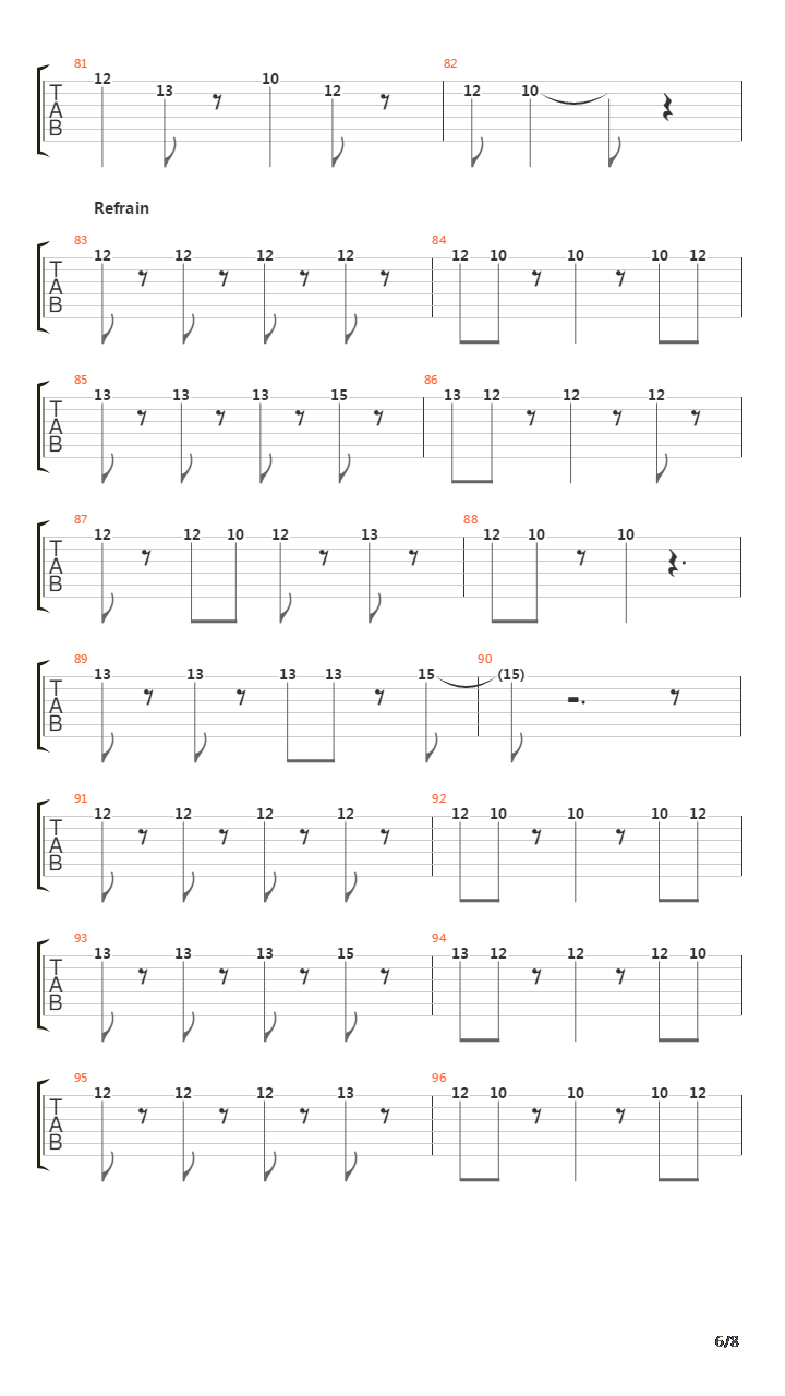 Paradies吉他谱