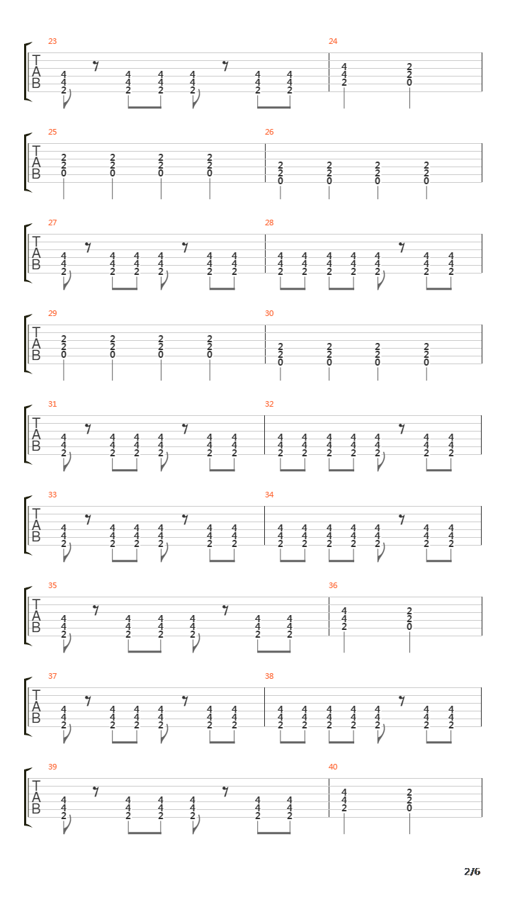 Strom吉他谱