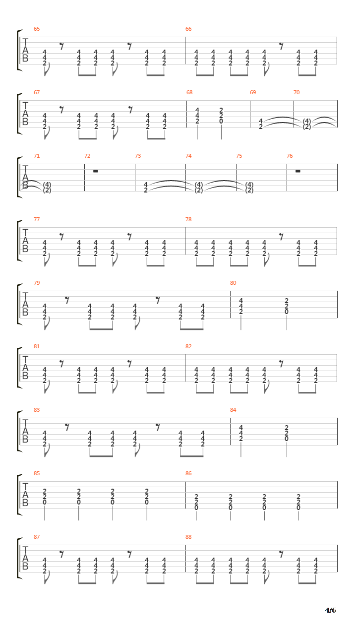 Strom吉他谱