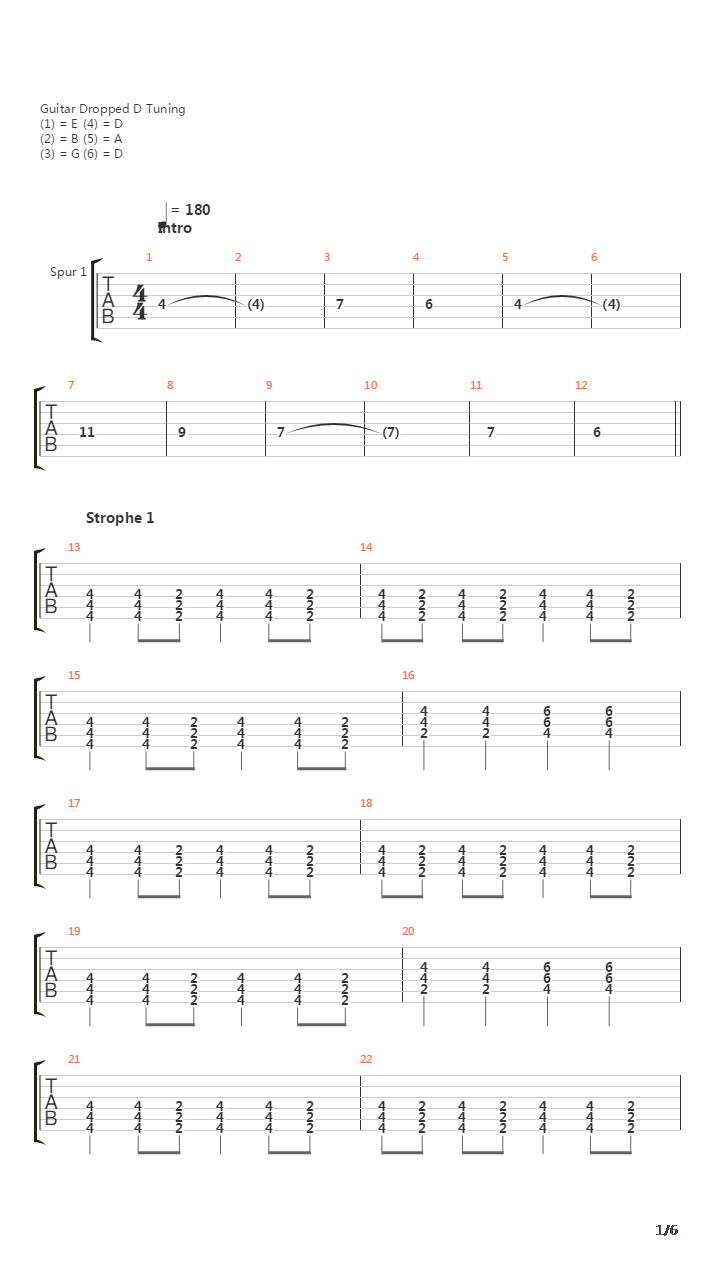 Strom吉他谱