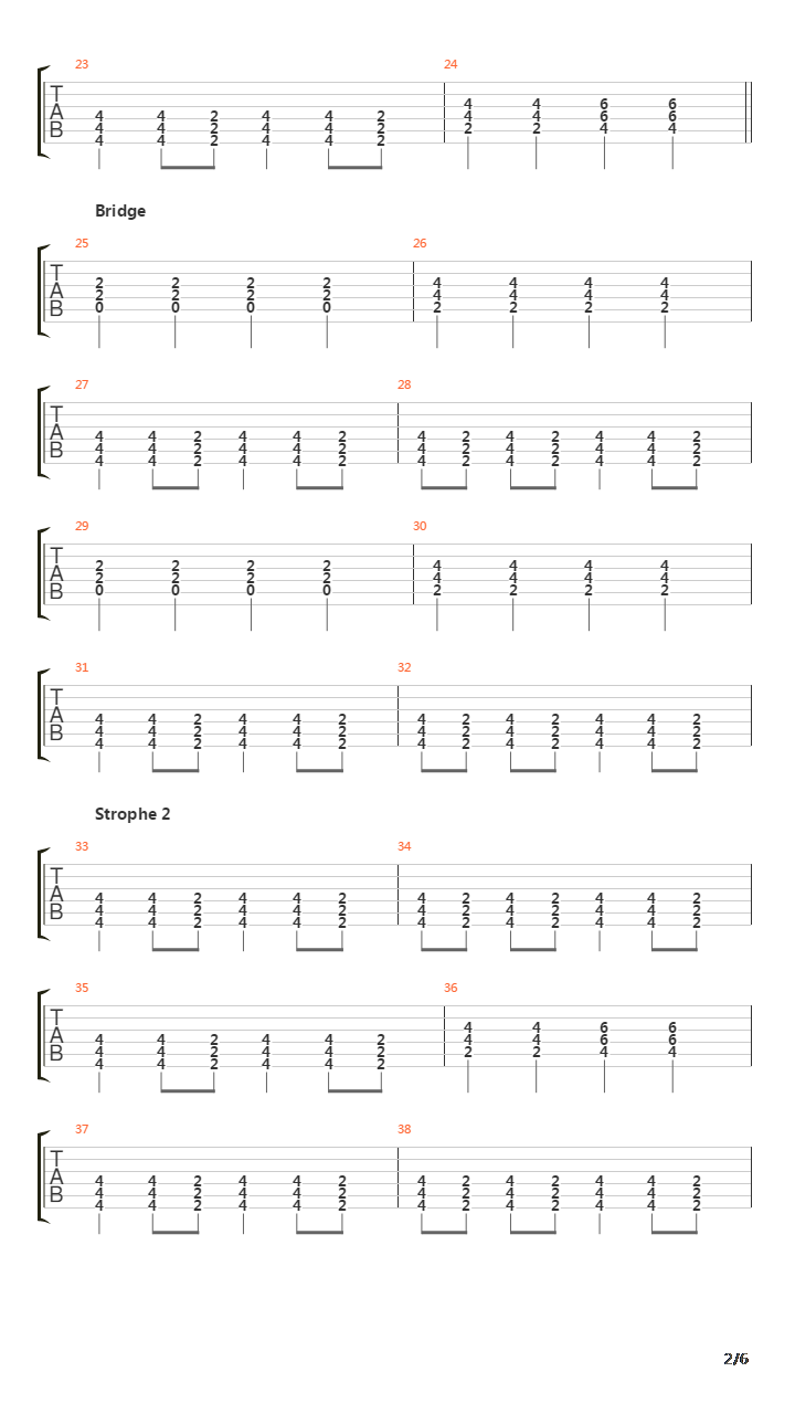 Strom吉他谱