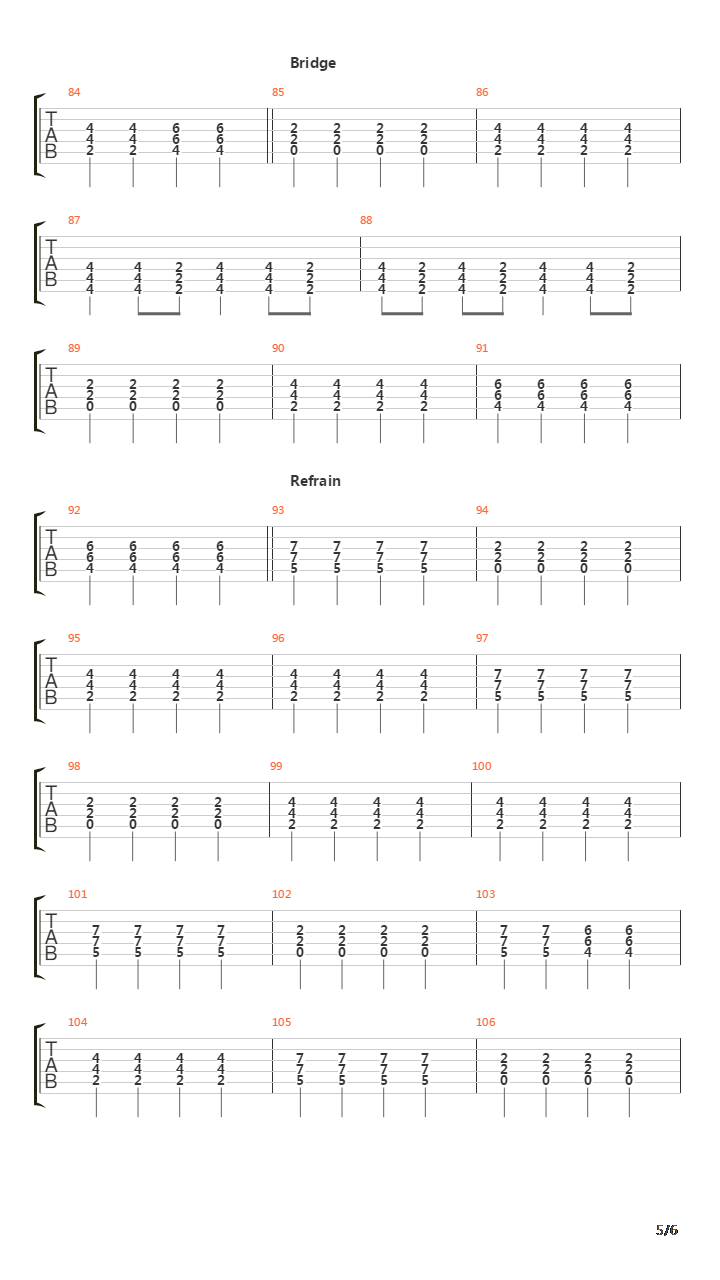 Strom吉他谱