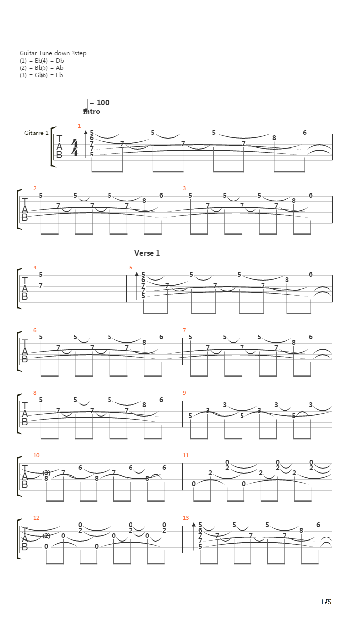 Tauschen Gegen Dich吉他谱