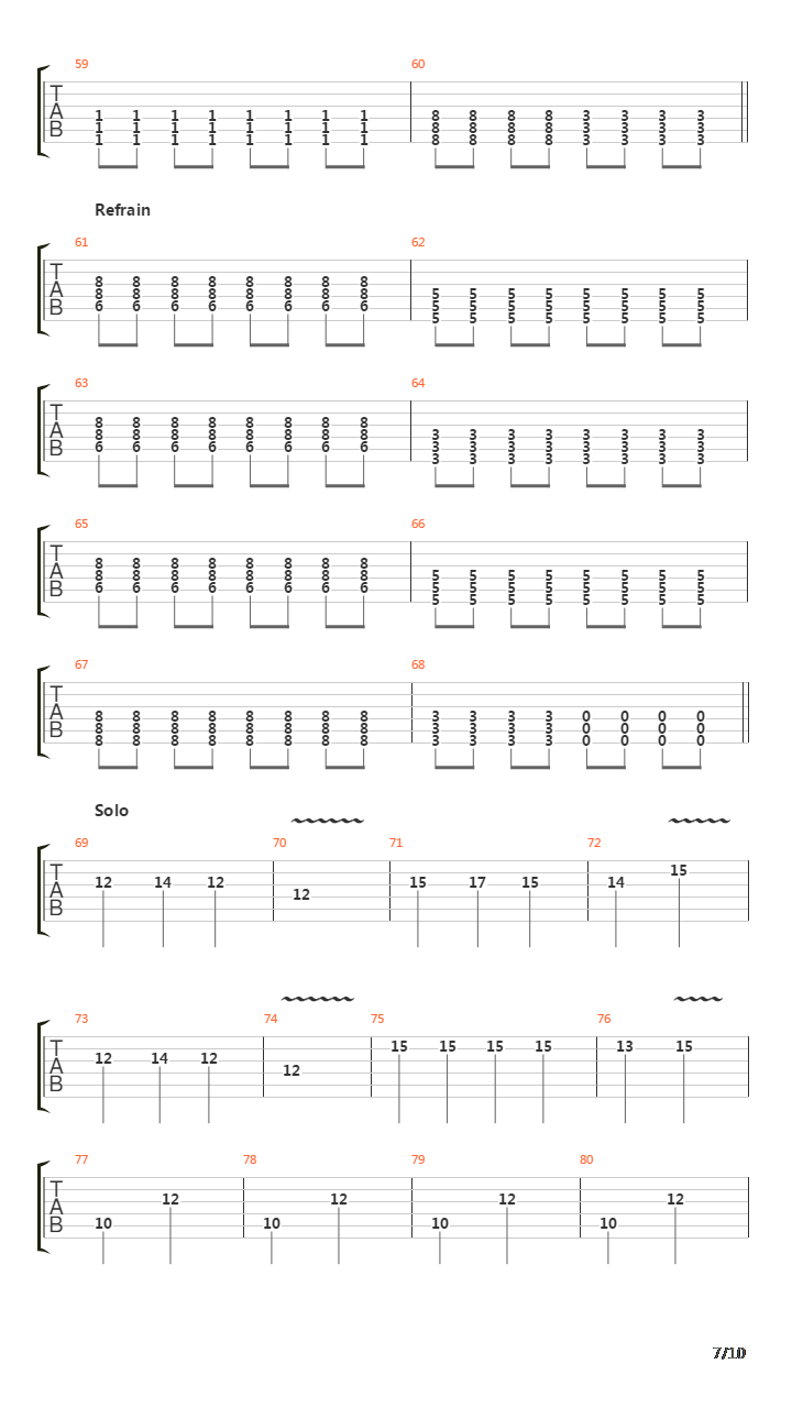 Teil Von Mir吉他谱
