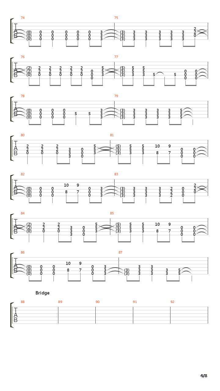 Oxygens Gone吉他谱