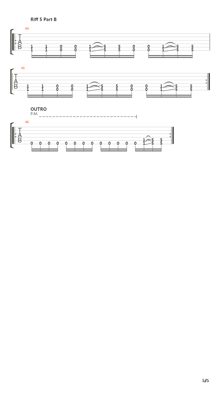 Damage Path吉他谱