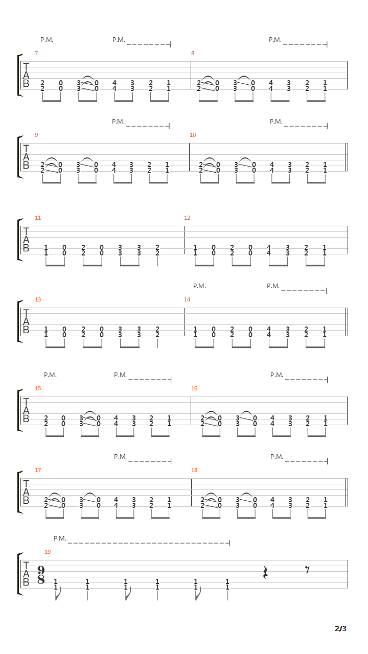 Vertigo Index吉他谱