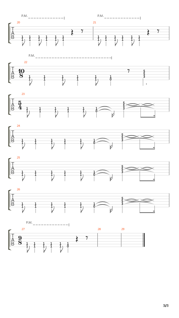 Vertigo Index吉他谱