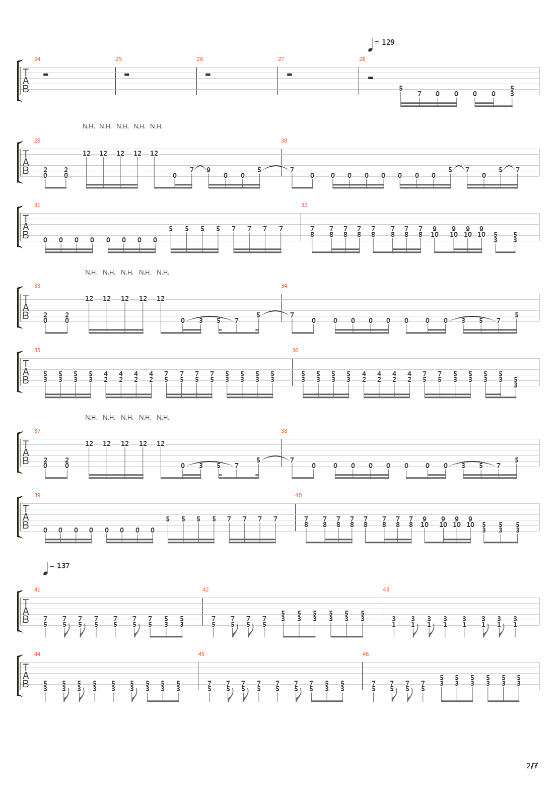 Fall吉他谱