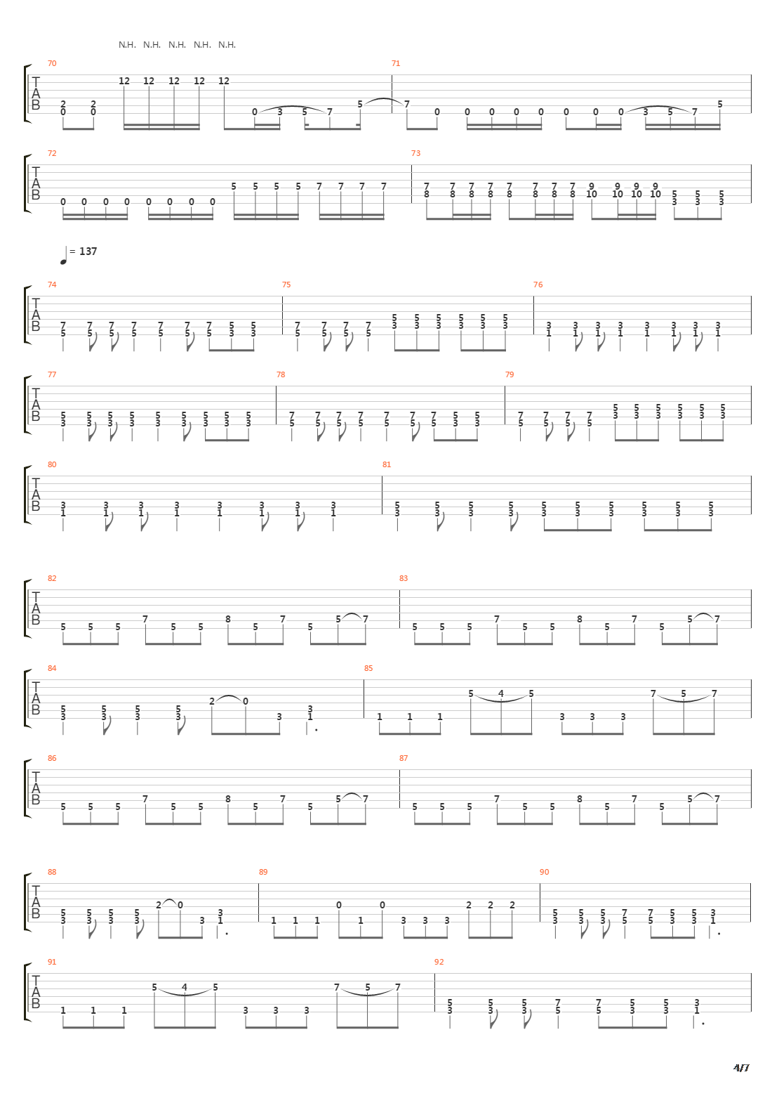 Fall吉他谱