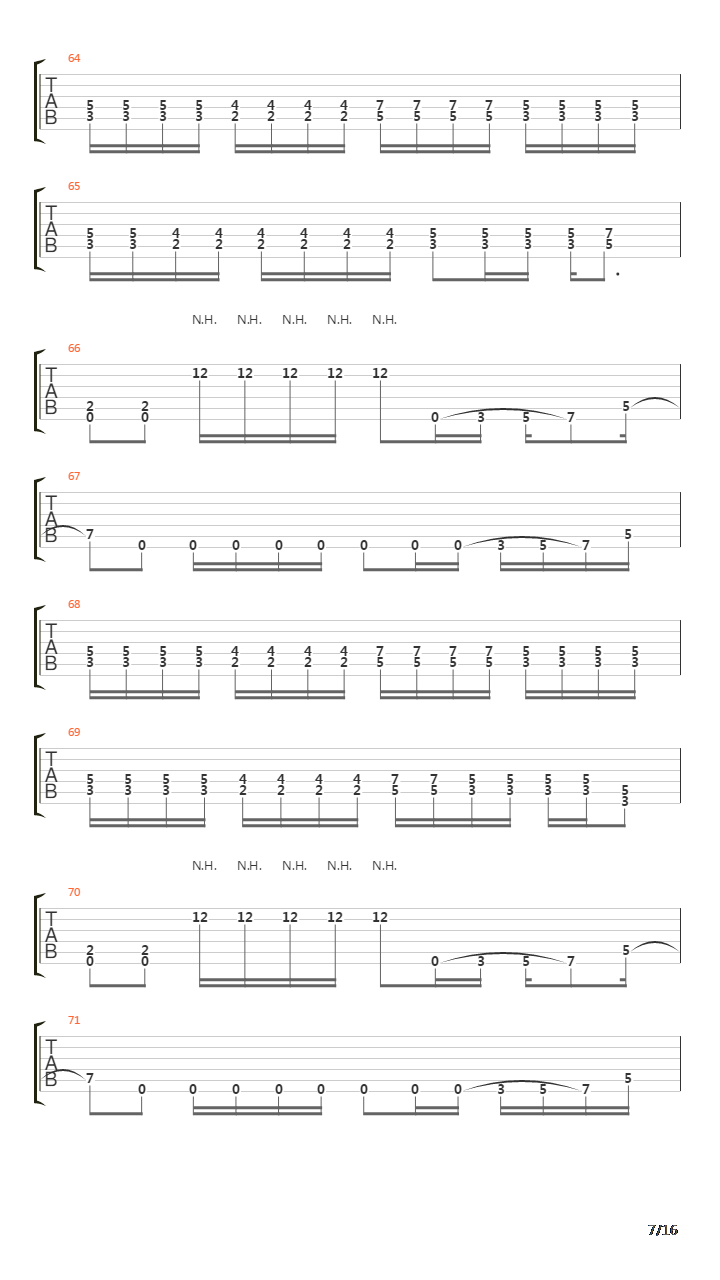 Fall吉他谱