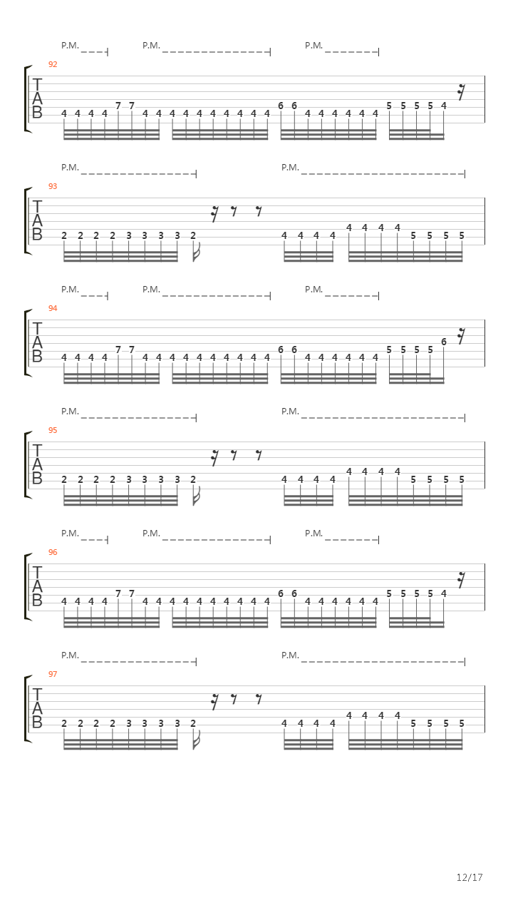 Rise Of The Scorned吉他谱