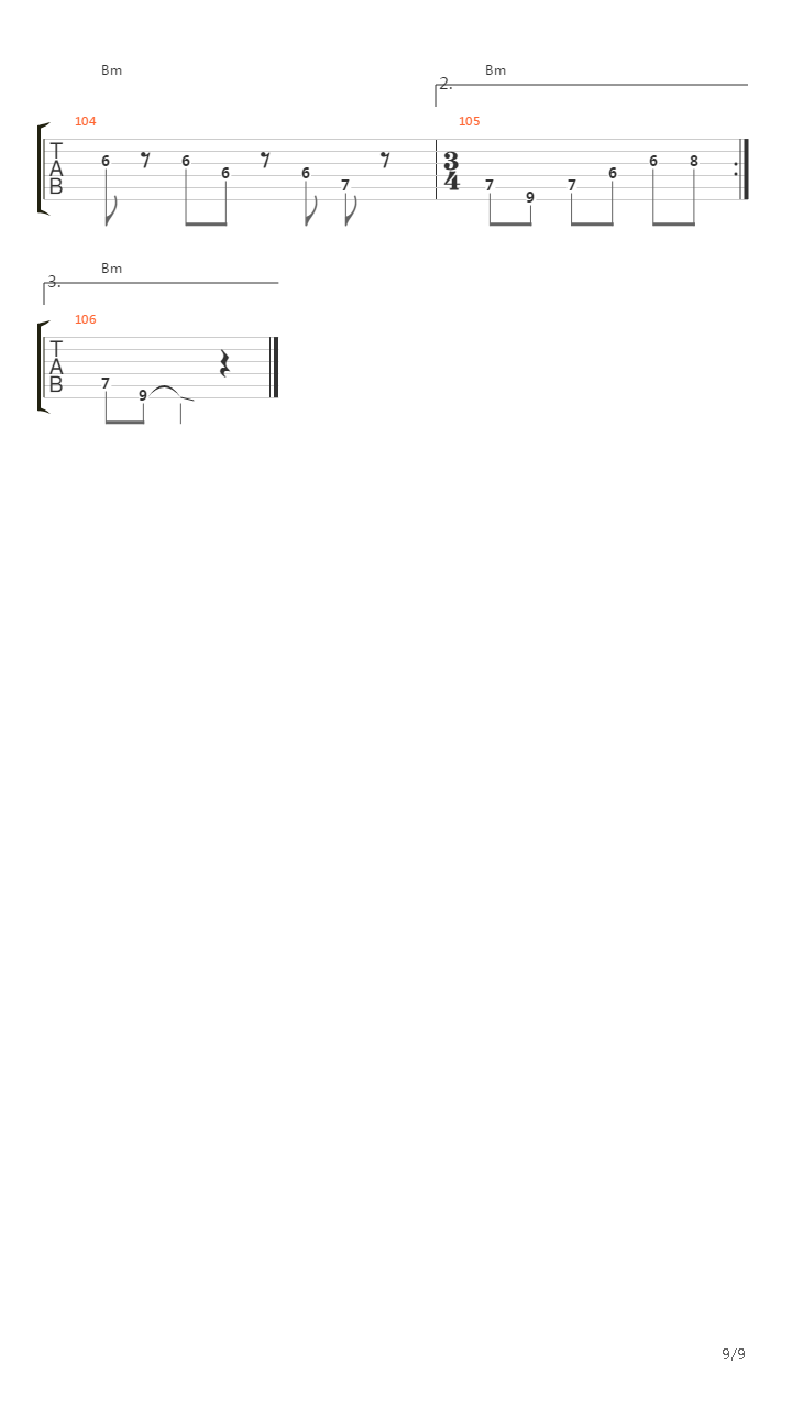 Glory吉他谱