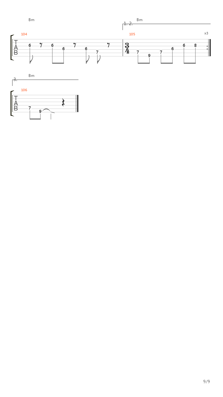 Glory吉他谱
