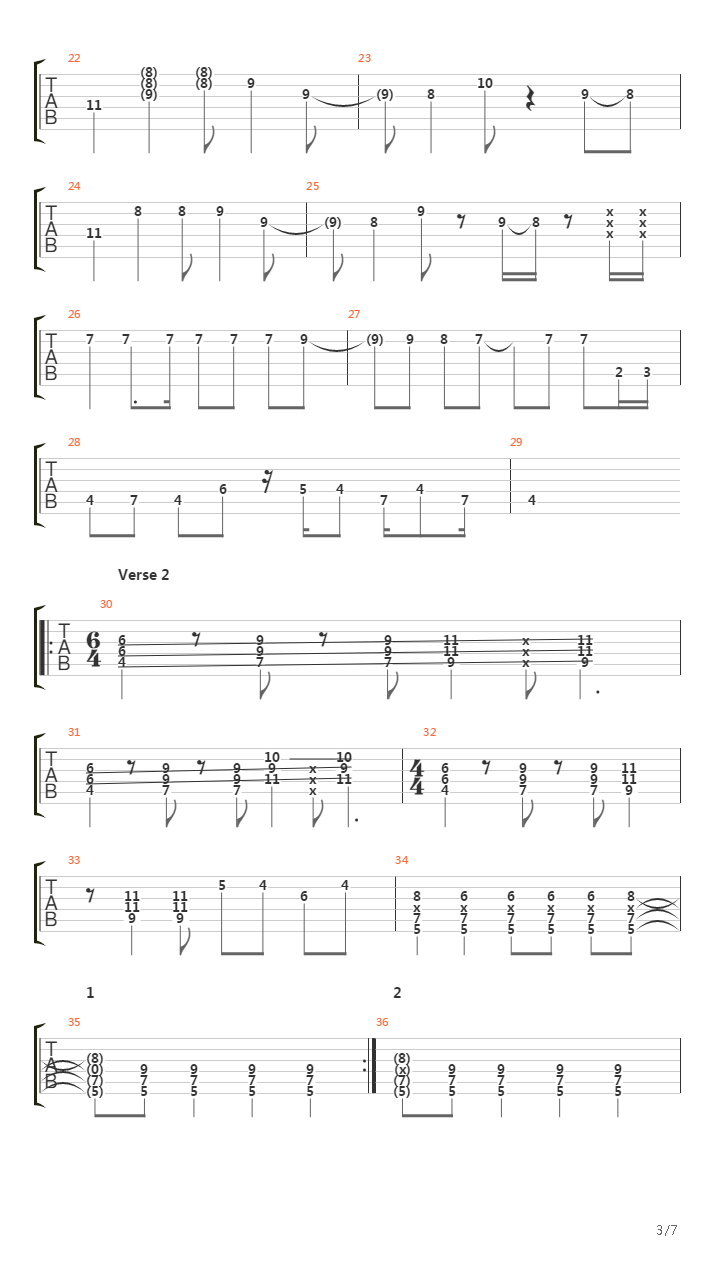 Rotator吉他谱