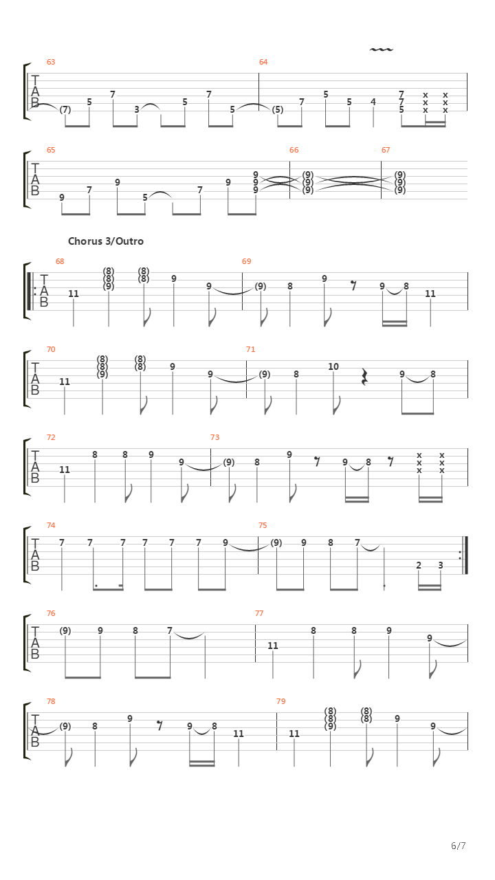 Rotator吉他谱