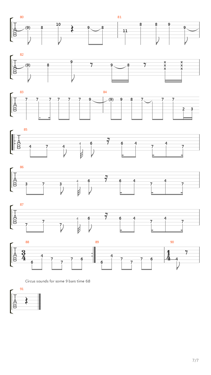Rotator吉他谱