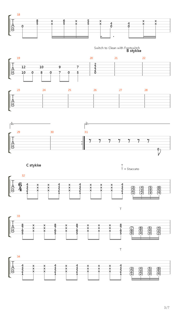 When The River Runs Dry吉他谱