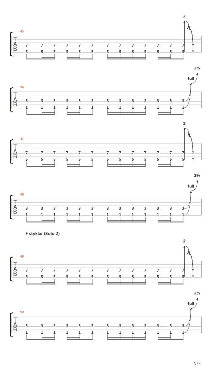 When The River Runs Dry吉他谱