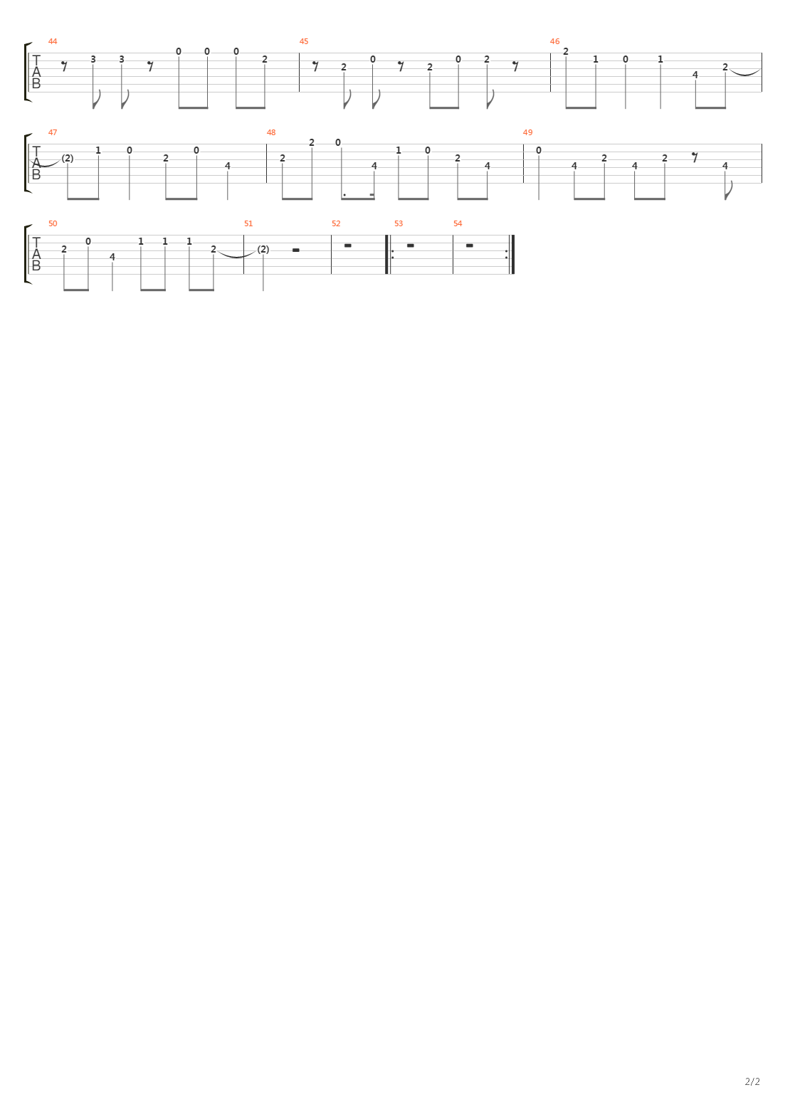 Sina吉他谱