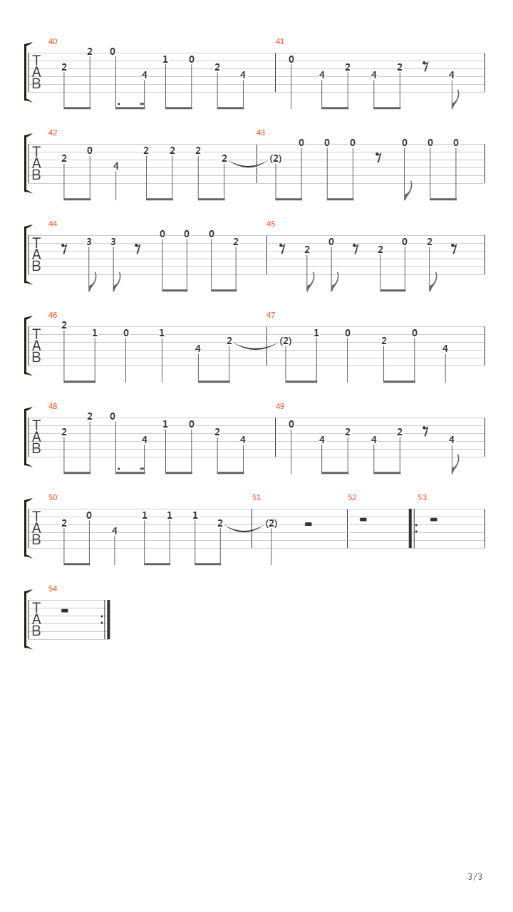 Sina吉他谱