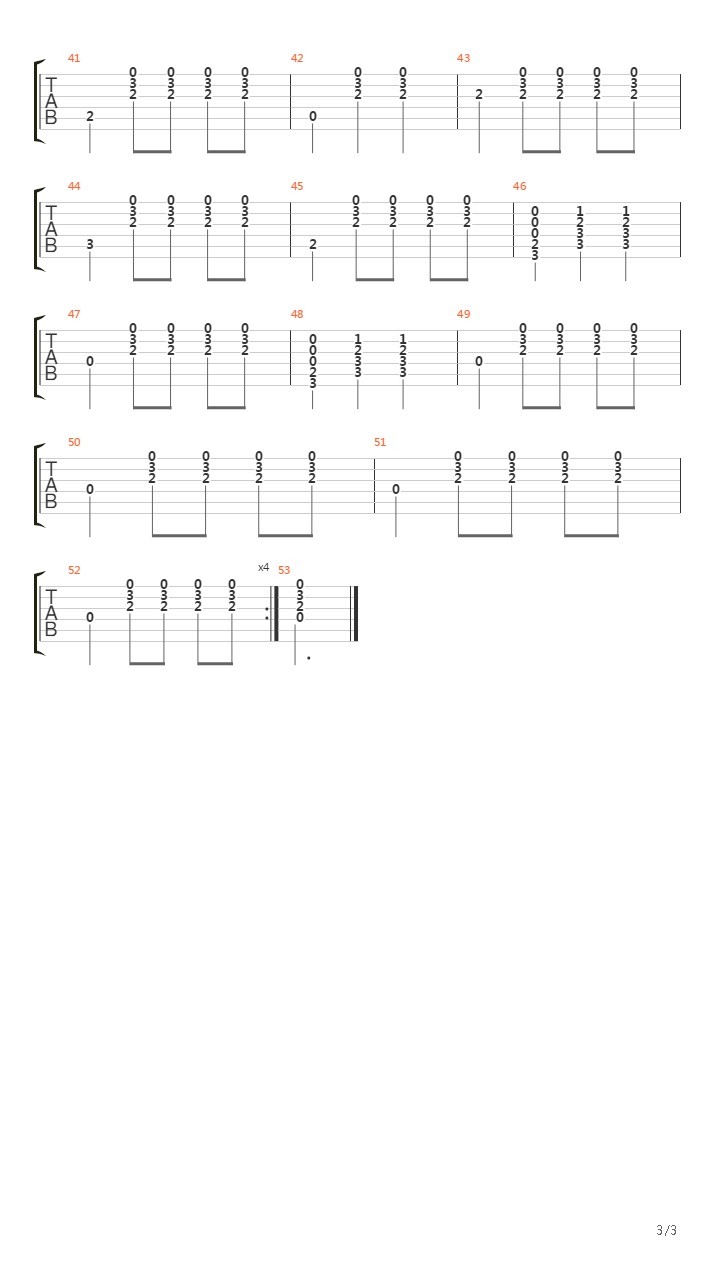 Codine吉他谱