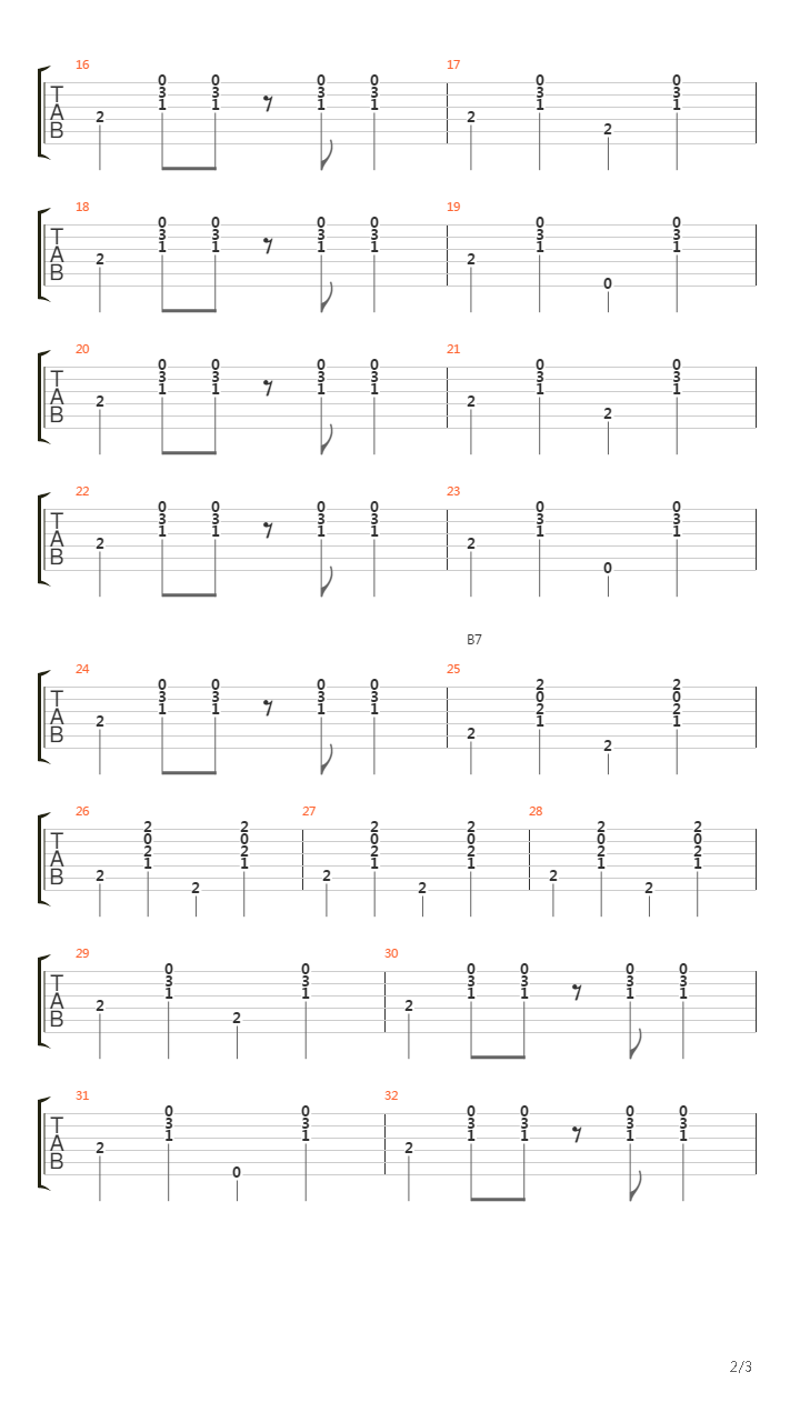 The Trip吉他谱