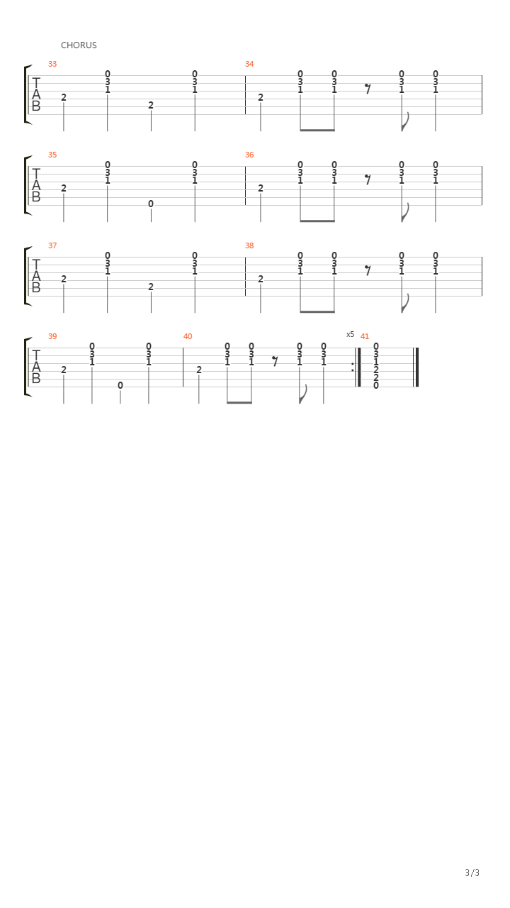 The Trip吉他谱