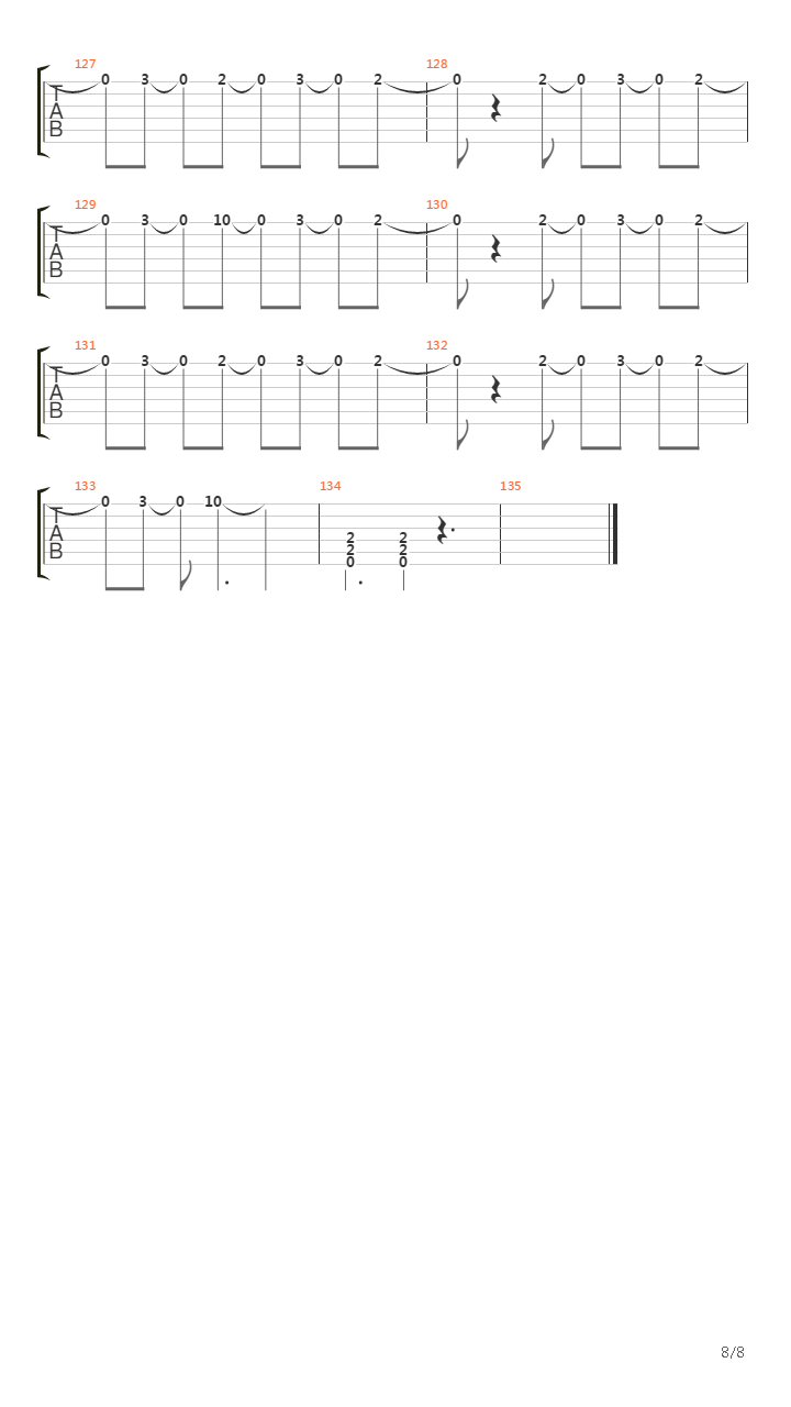 Bender吉他谱