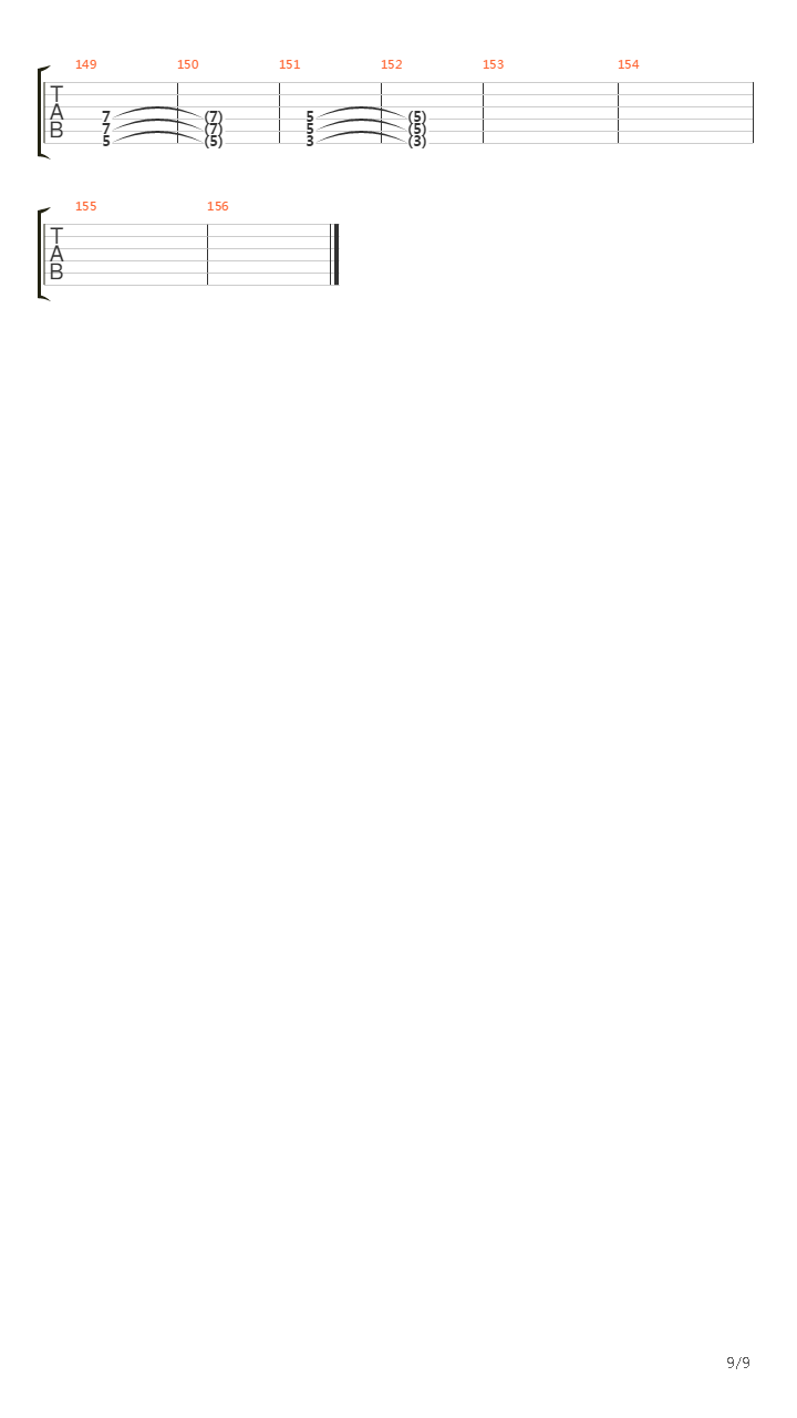 Fade吉他谱