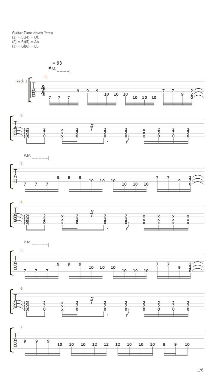 Stages Of Dying吉他谱