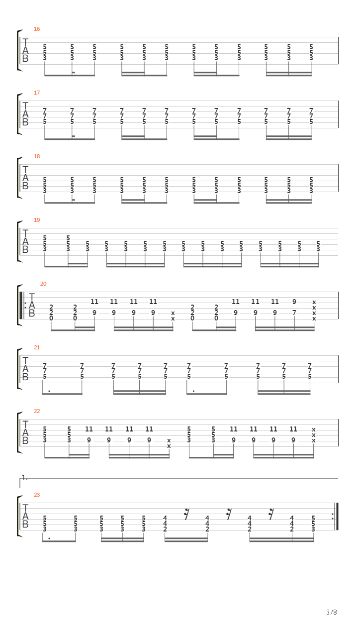 Stages Of Dying吉他谱
