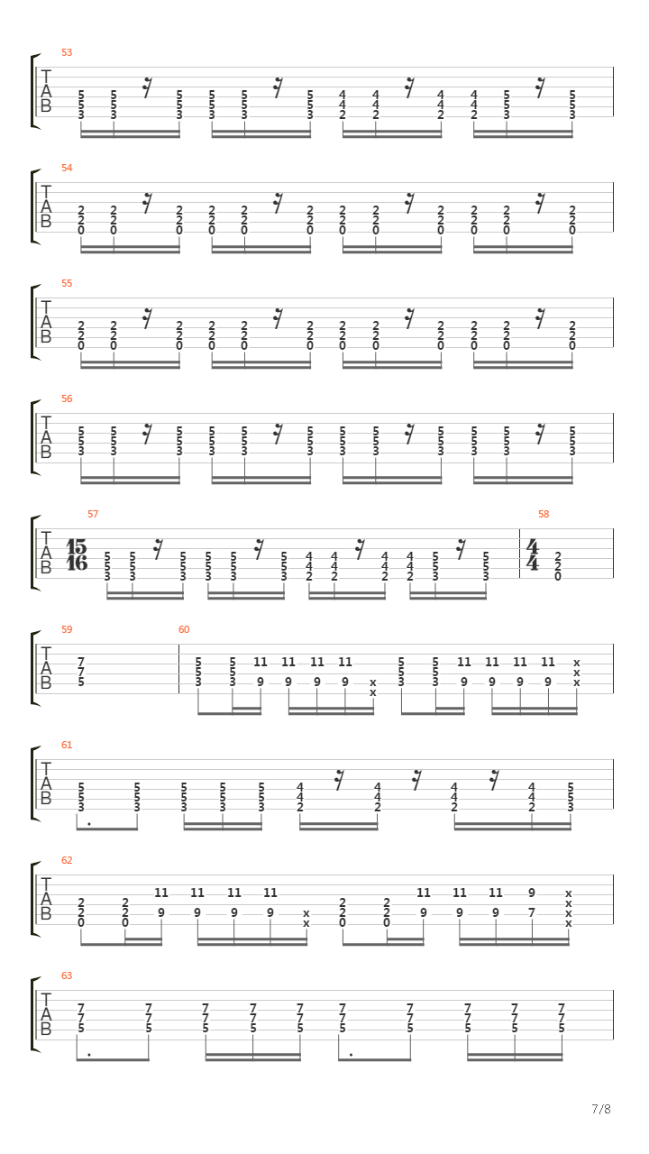 Stages Of Dying吉他谱