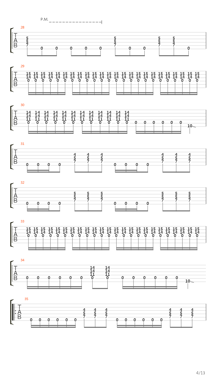 Flammenmensch吉他谱