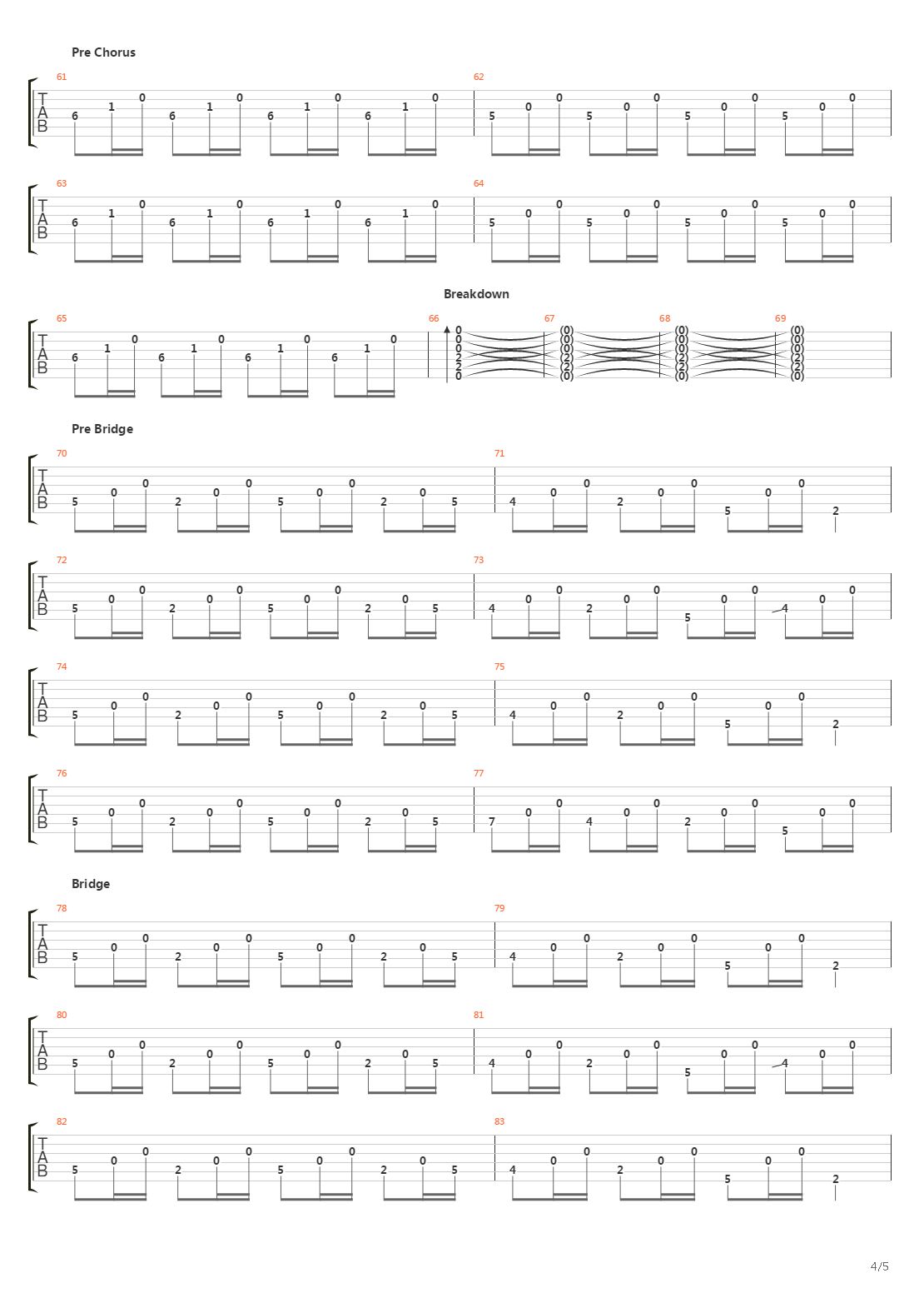 Northenden吉他谱