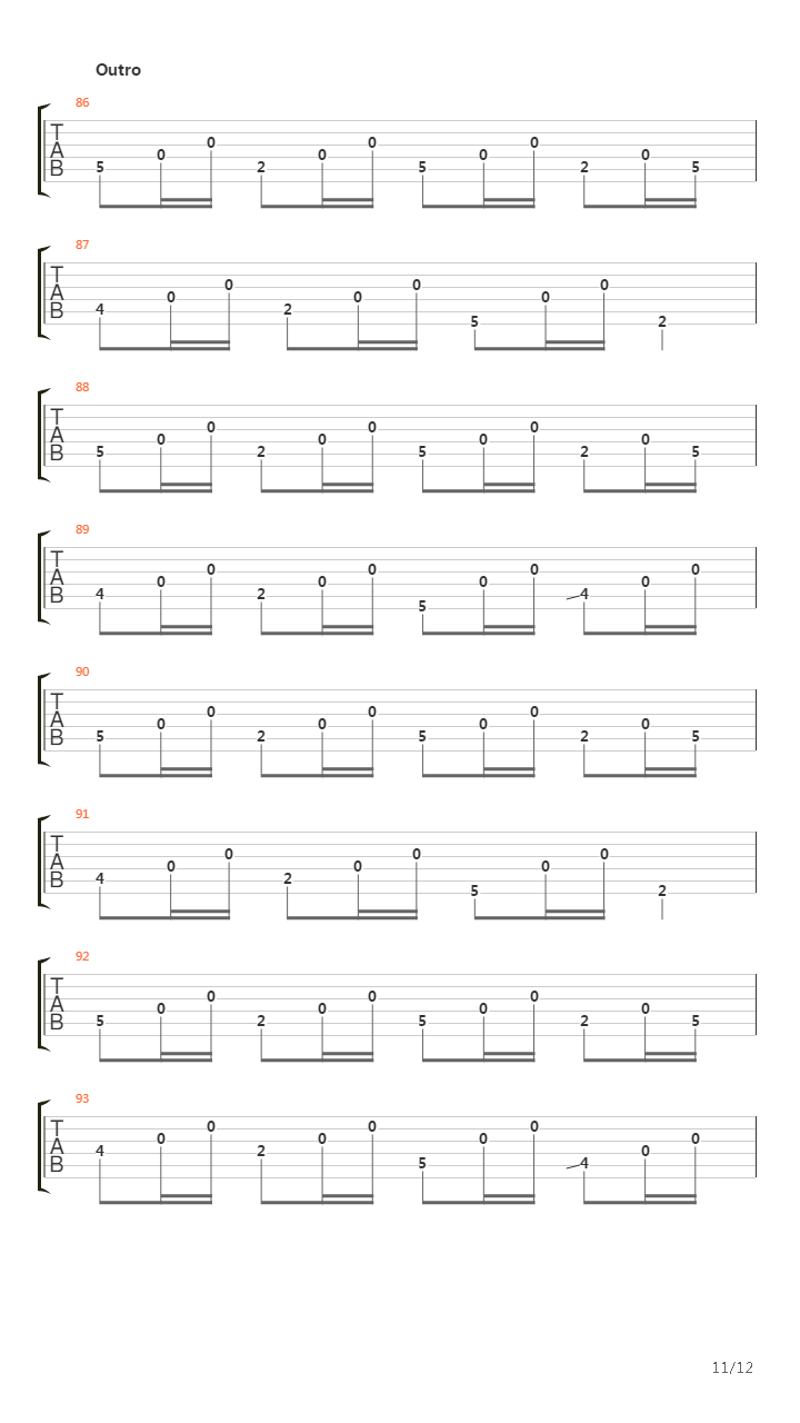 Northenden吉他谱