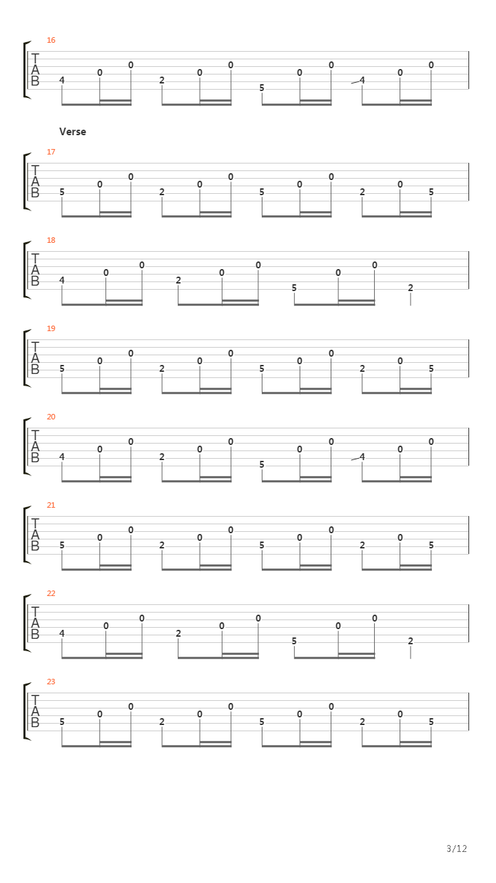 Northenden吉他谱