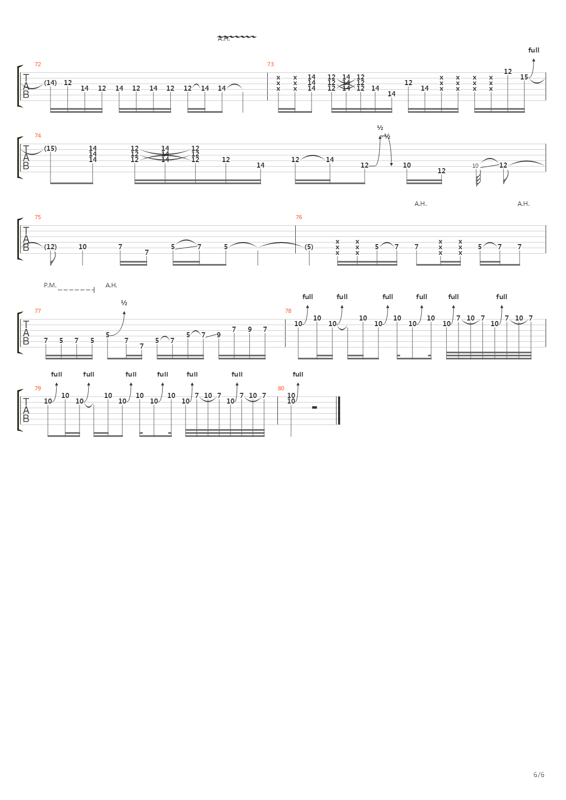 Zero吉他谱