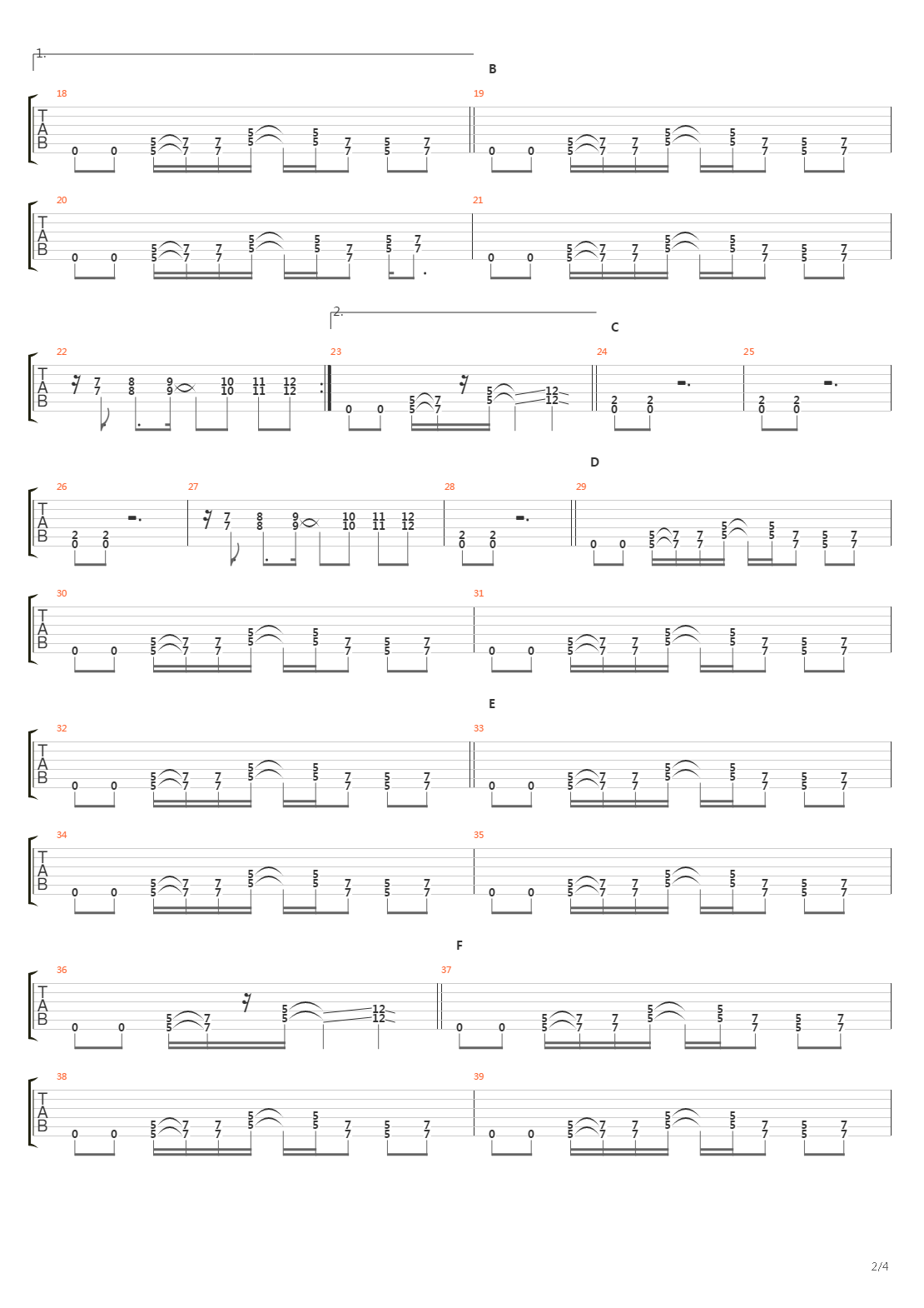 Siva吉他谱
