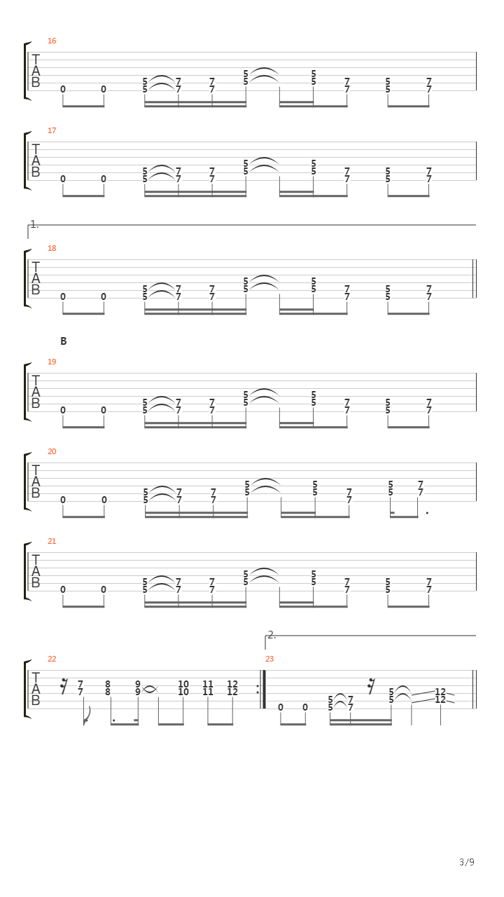 Siva吉他谱