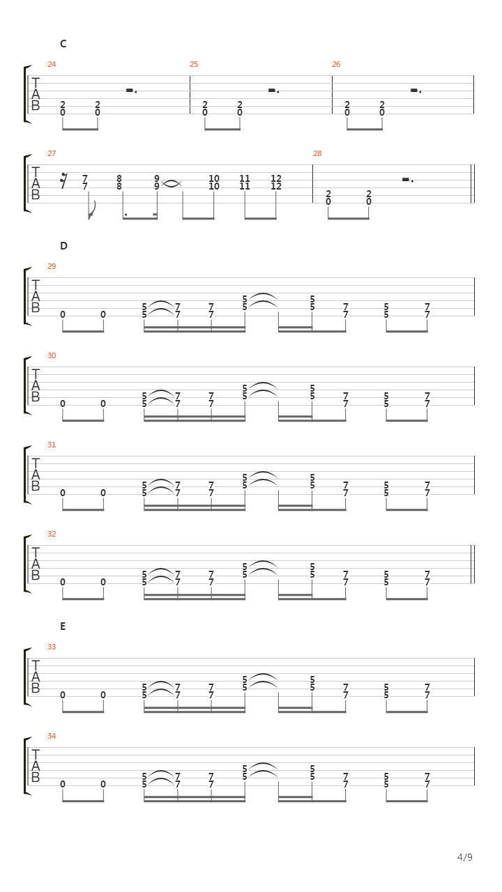 Siva吉他谱