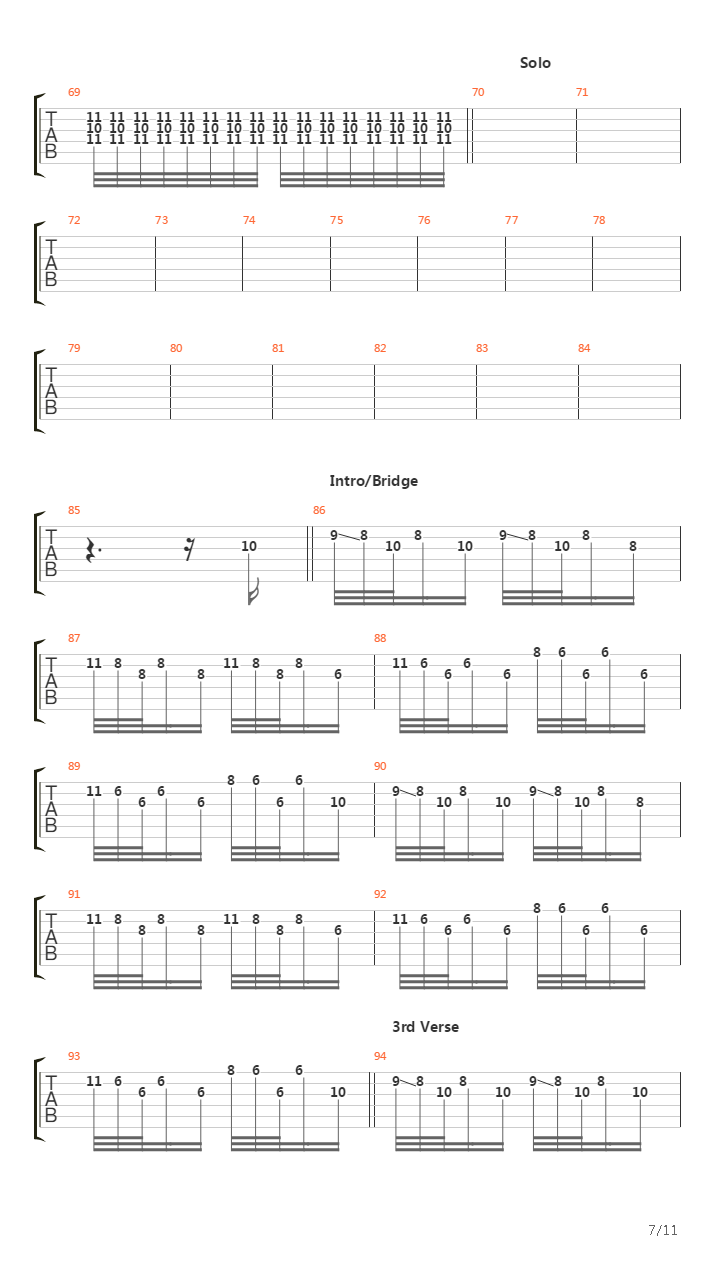 Jamais Vu吉他谱
