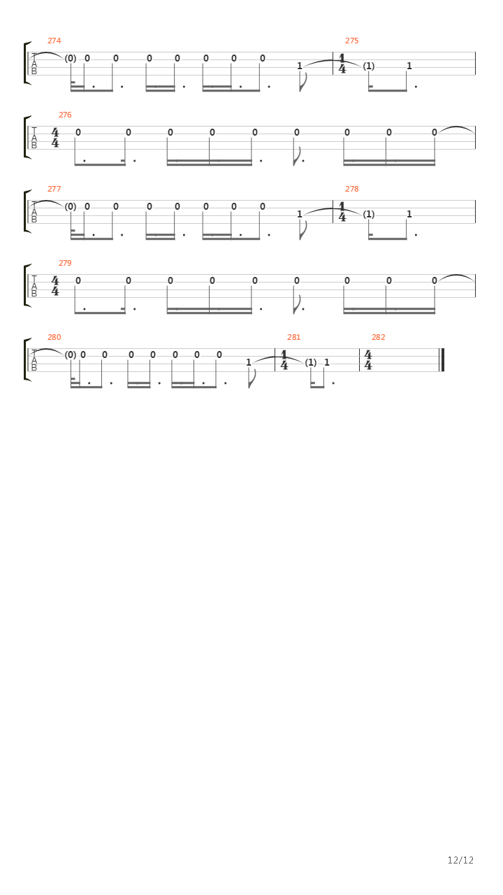 Lechium吉他谱