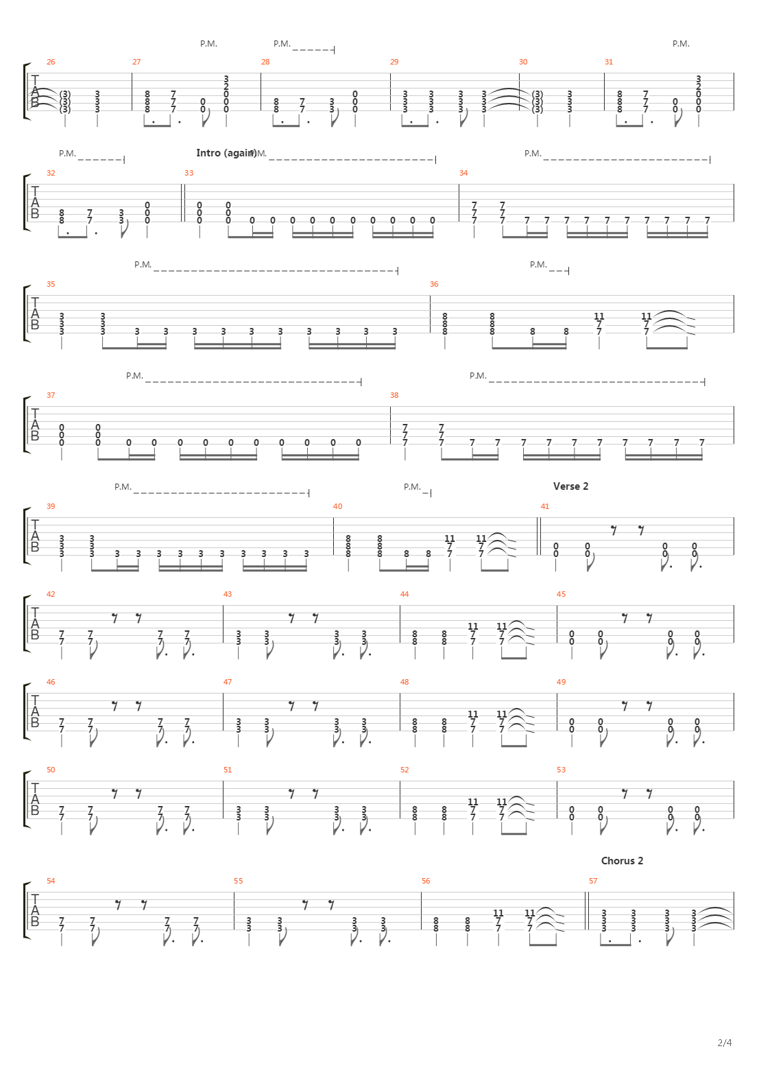 Arterial Black吉他谱