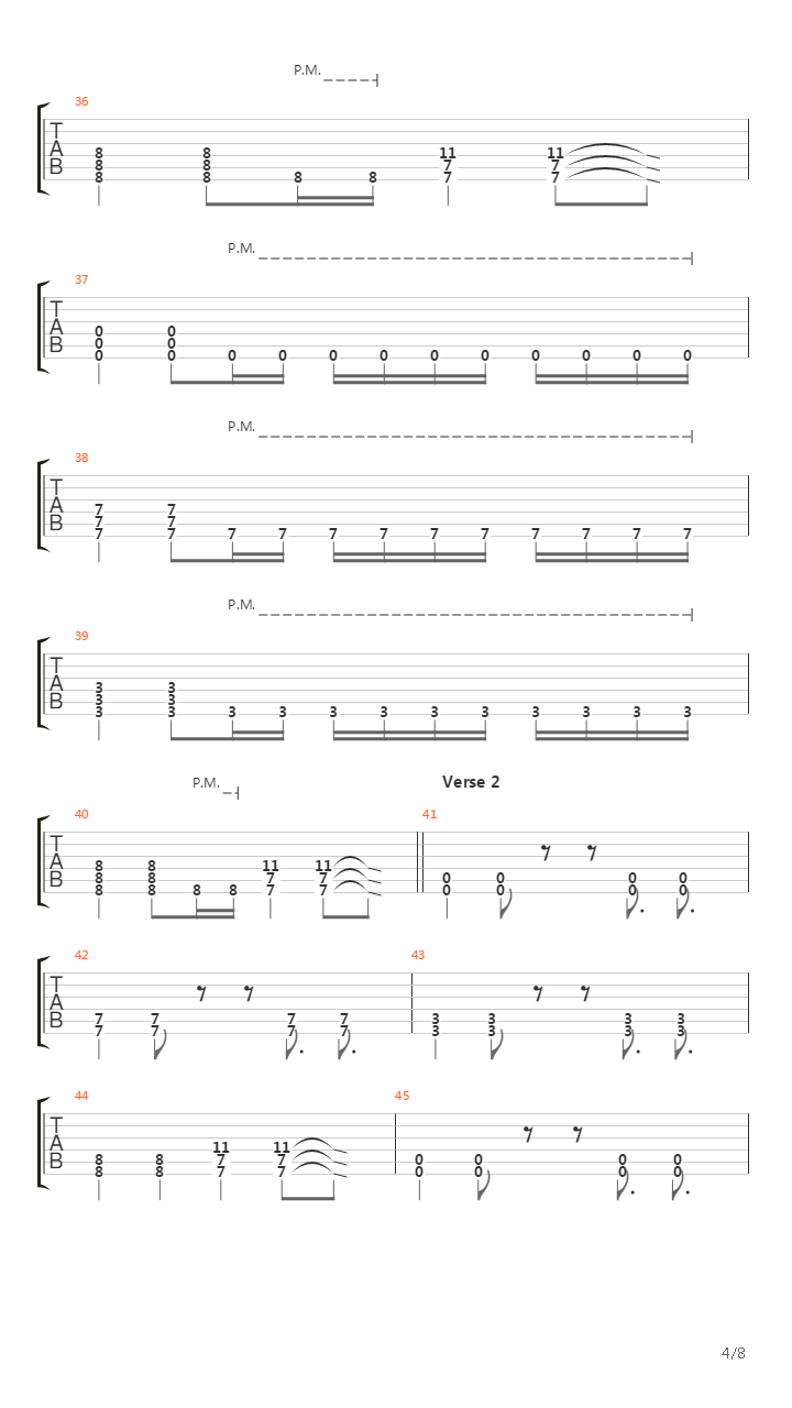 Arterial Black吉他谱