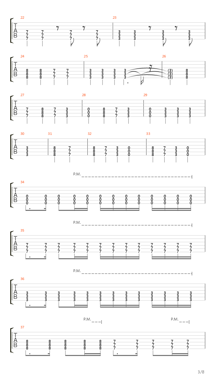 Arterial Black吉他谱