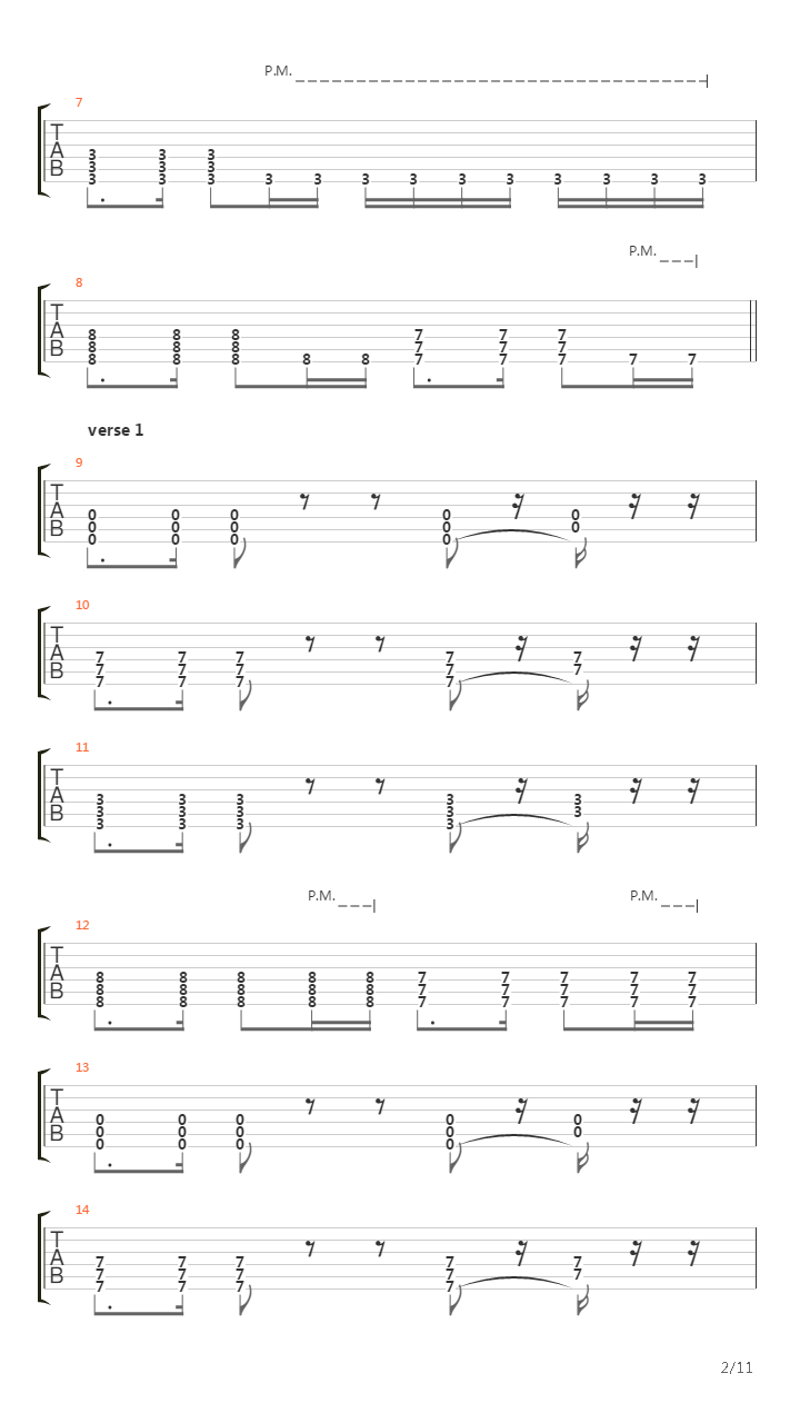 Arterial Black吉他谱