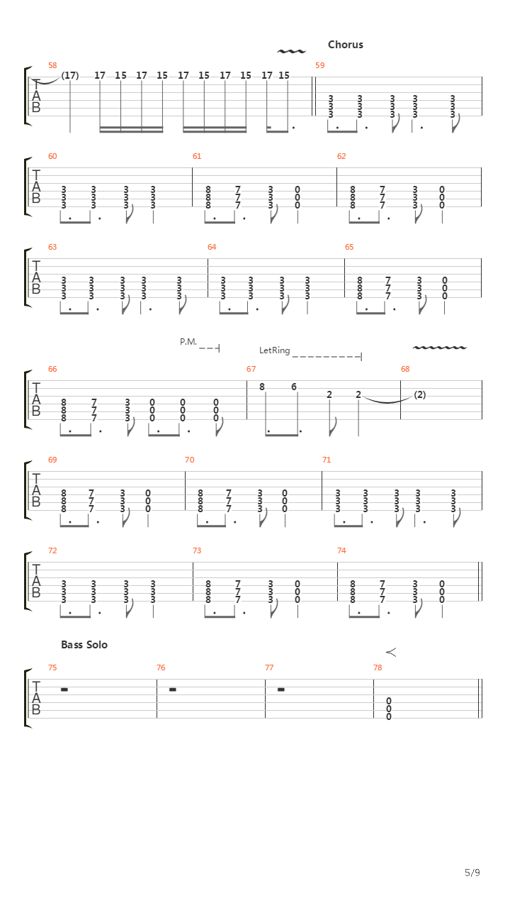 Arterial Black吉他谱