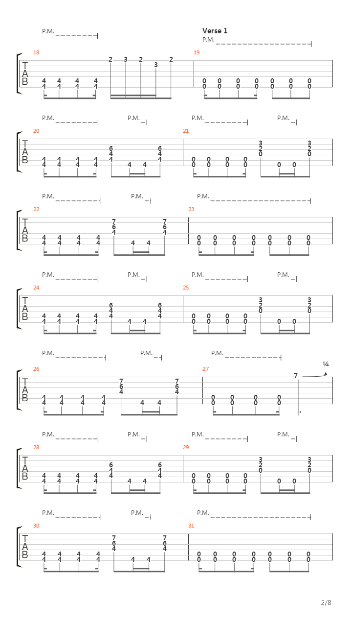 Fallen吉他谱