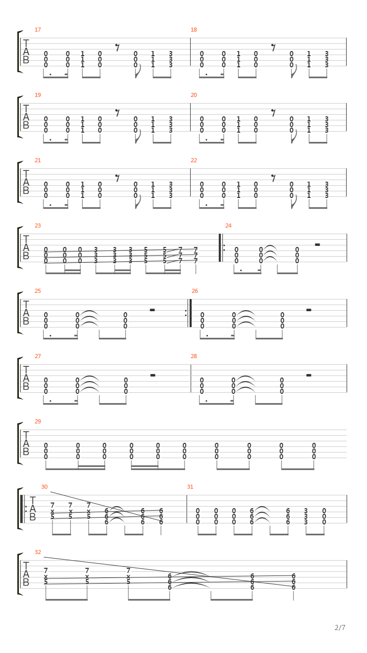 Bodies吉他谱